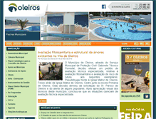 Tablet Screenshot of cm-oleiros.pt